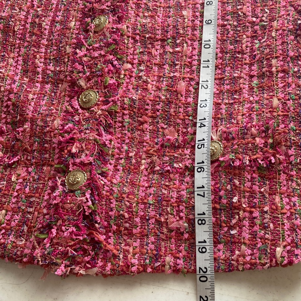 Vita Grace Boucle Style Pink Blazer - Picture 10 of 11